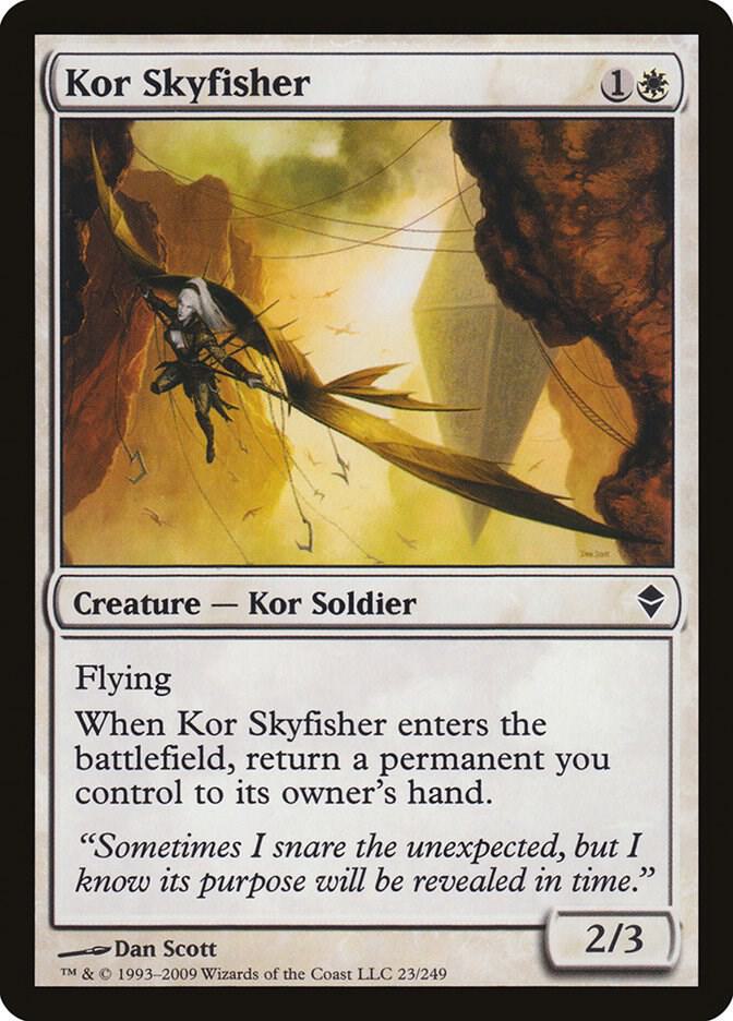 Kor Skyfisher #23 Zendikar