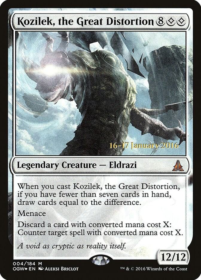 Kozilek, the Great Distortion #4 Prerelease Cards (Oath of the Gatewatch)
