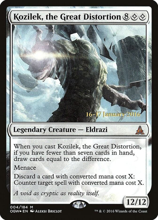 Kozilek, the Great Distortion #4 Prerelease Cards (Oath of the Gatewatch)