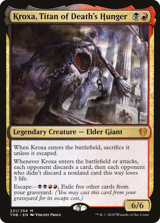 Kroxa, Titan of Death's Hunger #221 Theros Beyond Death
