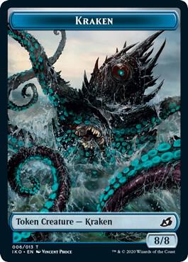 Kraken Token #6 // Elemental Token #10 Commander 2020