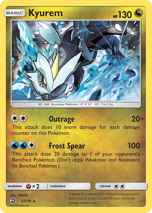 Kyurem #47 HOLOFOIL Dragon Majesty