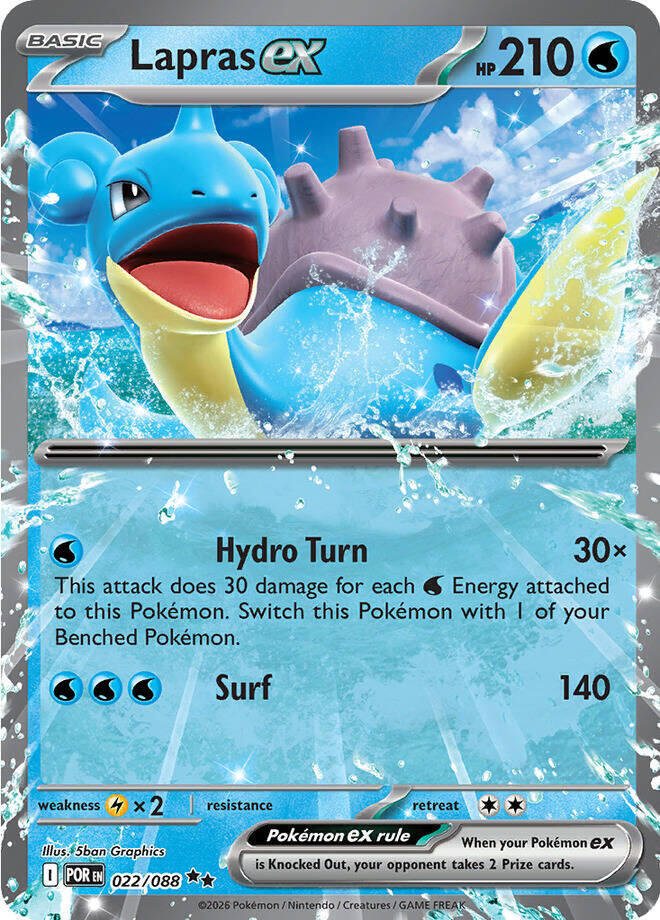 Lapras EX #22 ME03: Perfect Order