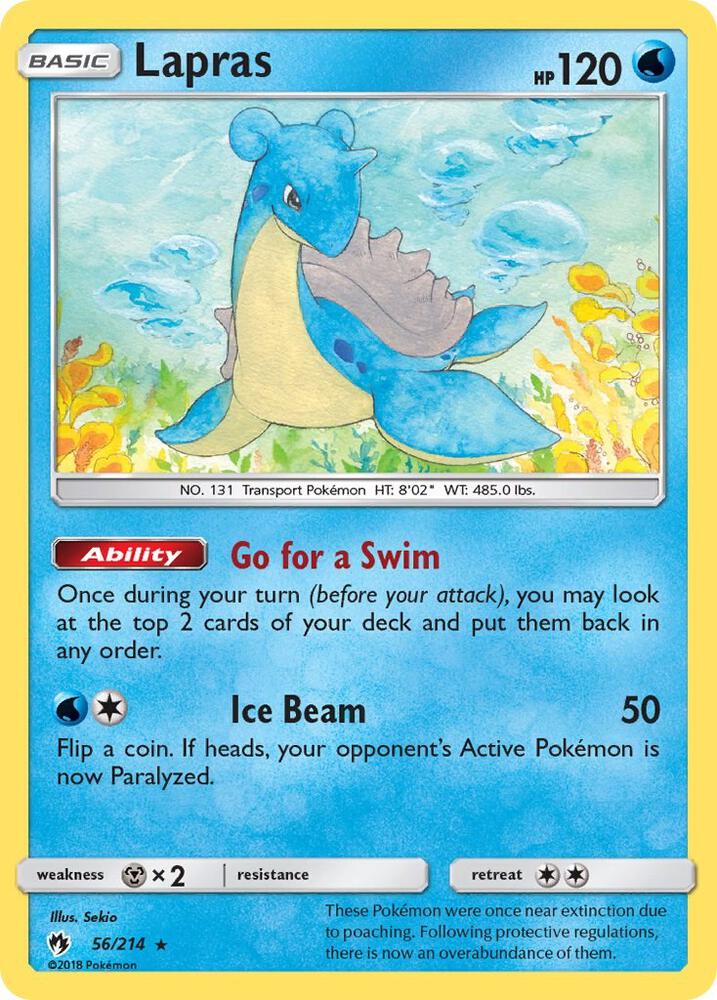 Lapras #56 SM - Lost Thunder