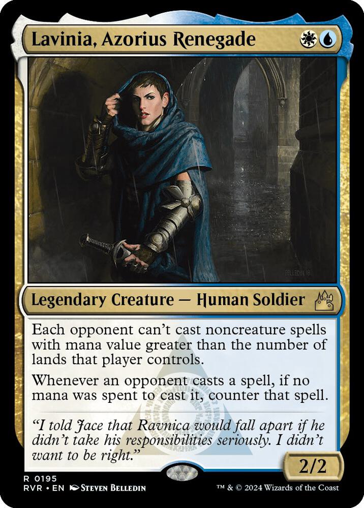 Lavinia, Azorius Renegade #195 Ravnica Remastered