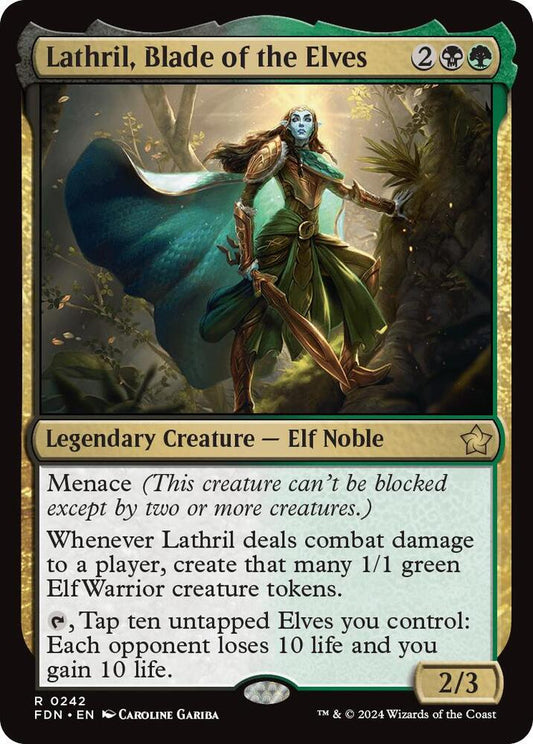 Lathril, Blade of the Elves #242 Foundations