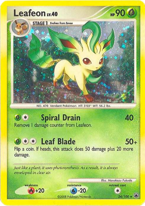Leafeon #24 FOIL Majestic Dawn Deck Exclusives