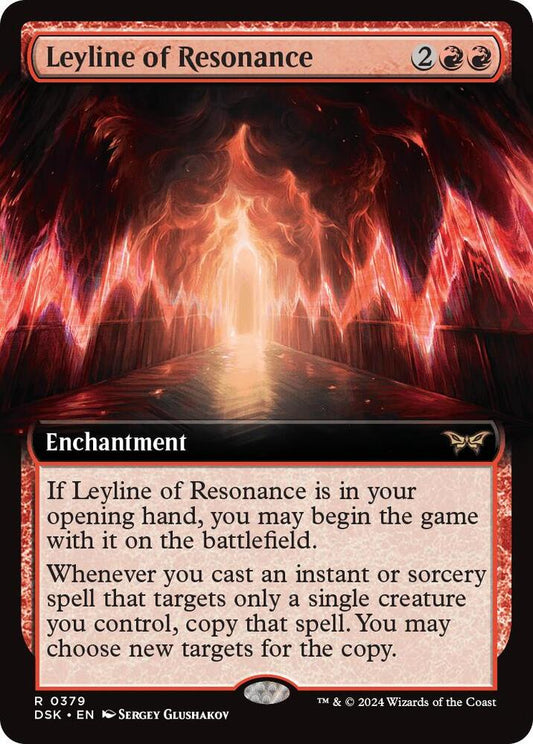 Leyline of Resonance #379 (Extended Art) Duskmourn: House of Horror