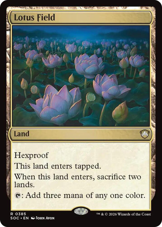 Lotus Field #385 Commander: Secrets of Strixhaven