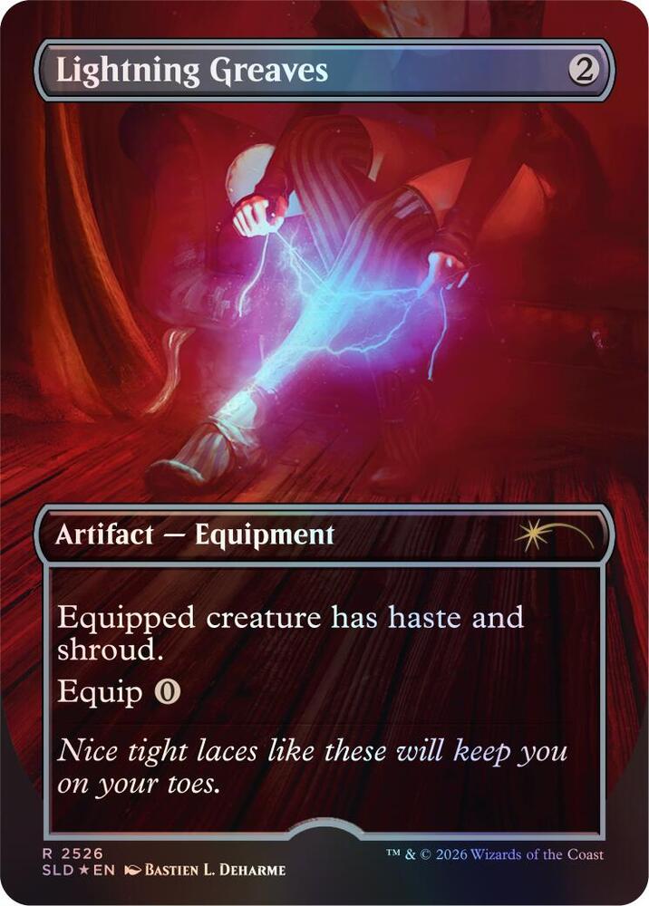 Lightning Greaves #2526 FOIL Secret Lair Drop Series