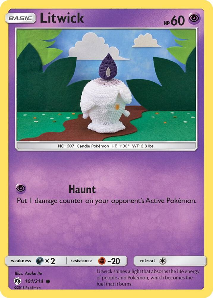 Litwick #101 SM - Lost Thunder