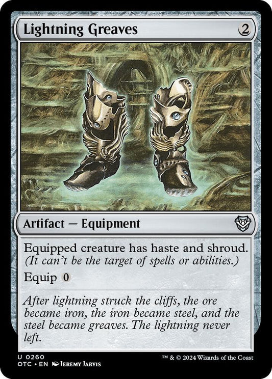 Lightning Greaves #260 Commander: Outlaws of Thunder Junction