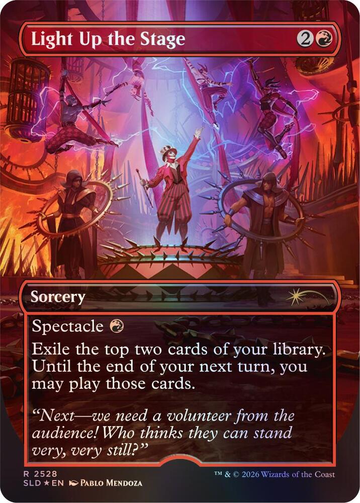 Light Up the Stage #2528 FOIL Secret Lair Drop Series