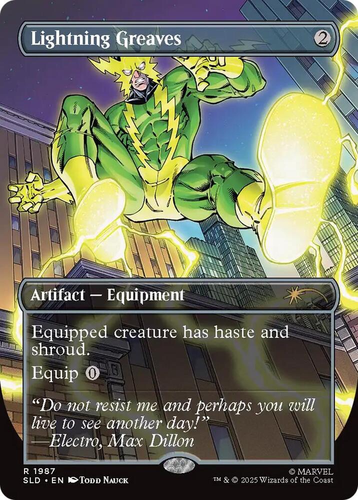 Lightning Greaves #1987 Secret Lair Drop Series