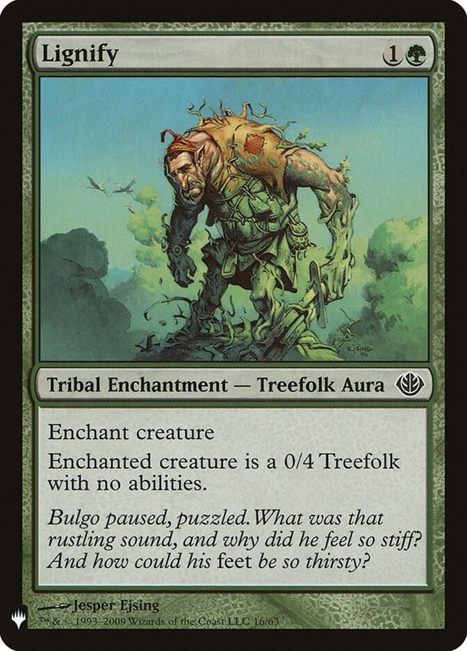 Lignify #16 The List Reprints