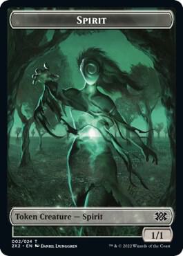 Liliana, the Last Hope Emblem #23 // Spirit Token #2 Double Masters 2022
