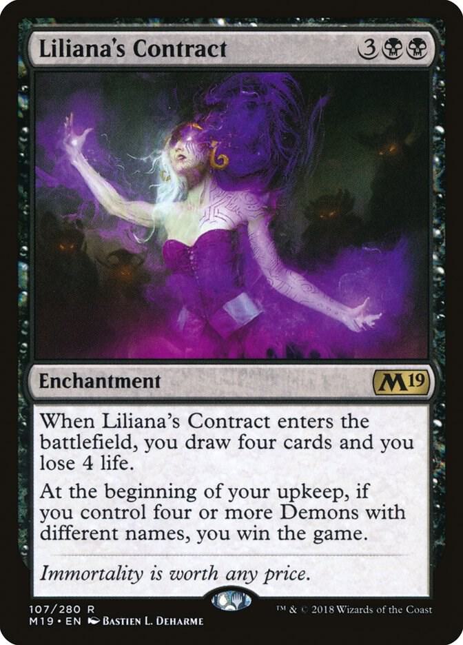 Liliana's Contract #107 Core Set 2019