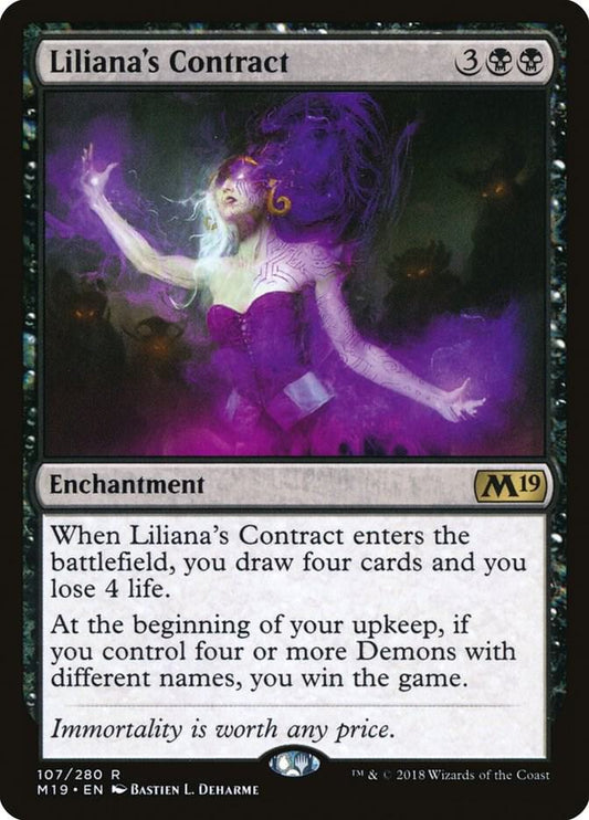 Liliana's Contract #107 Core Set 2019