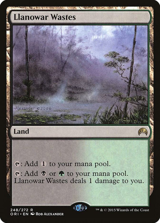 Llanowar Wastes #248 Magic Origins