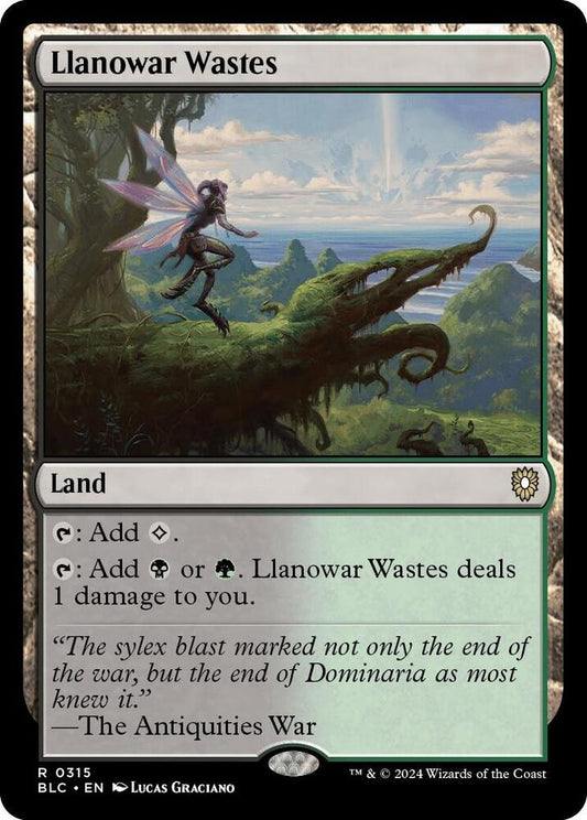 Llanowar Wastes #315 Commander: Bloomburrow