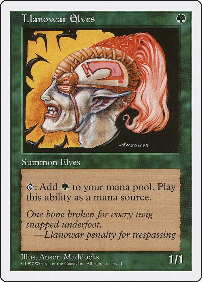 Llanowar Elves - Fifth Edition
