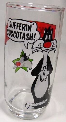 Looney Tunes Sylvester Arby's Glass (1966)
