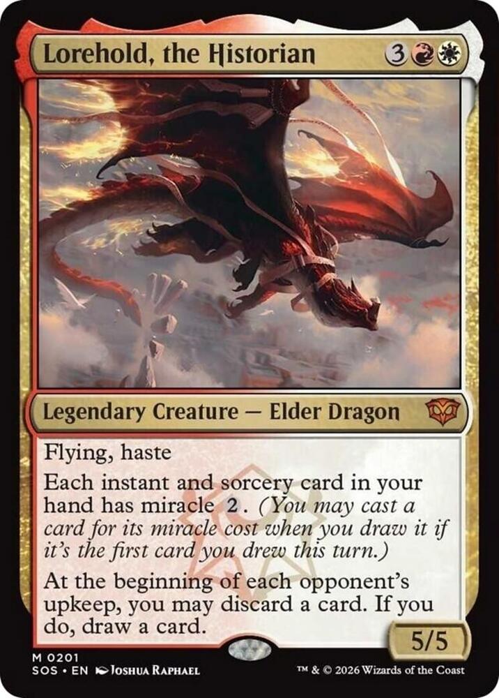 Lorehold, the Historian #201 FOIL Secrets of Strixhaven