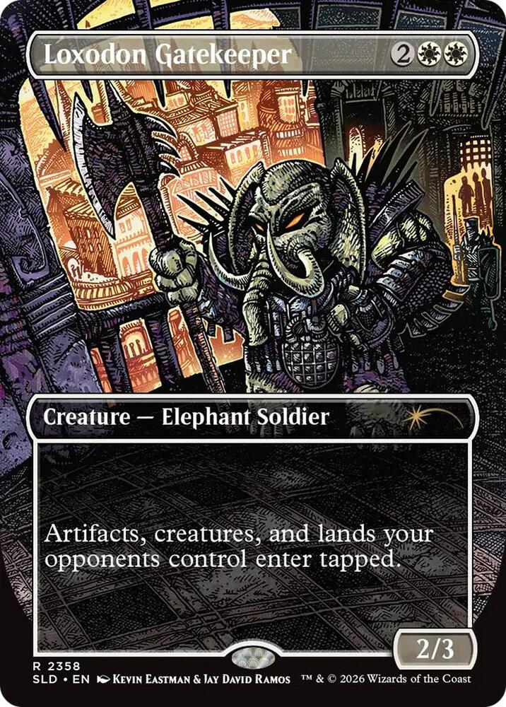Loxodon Gatekeeper #2358 FOIL Secret Lair Drop Series