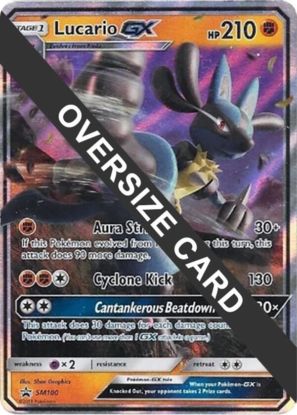 Lucario GX #SM100 Jumbo Cards