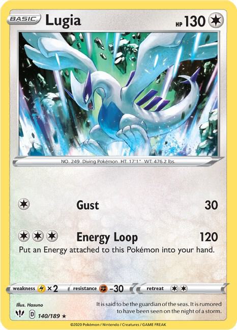 Lugia #140 Darkness Ablaze