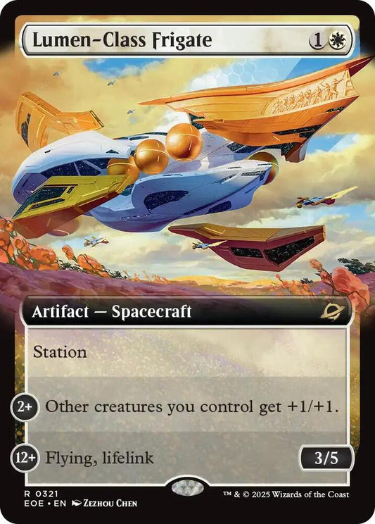Lumen-Class Frigate (Extended Art) #321 FOIL Edge of Eternities