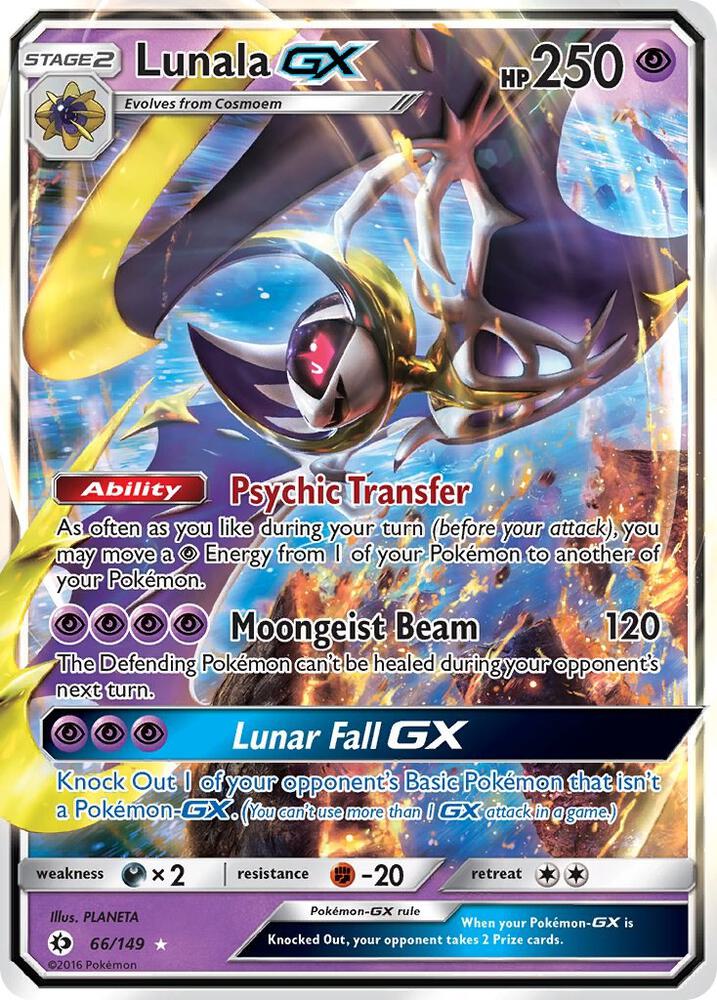 Lunala GX #66 SM Base Set