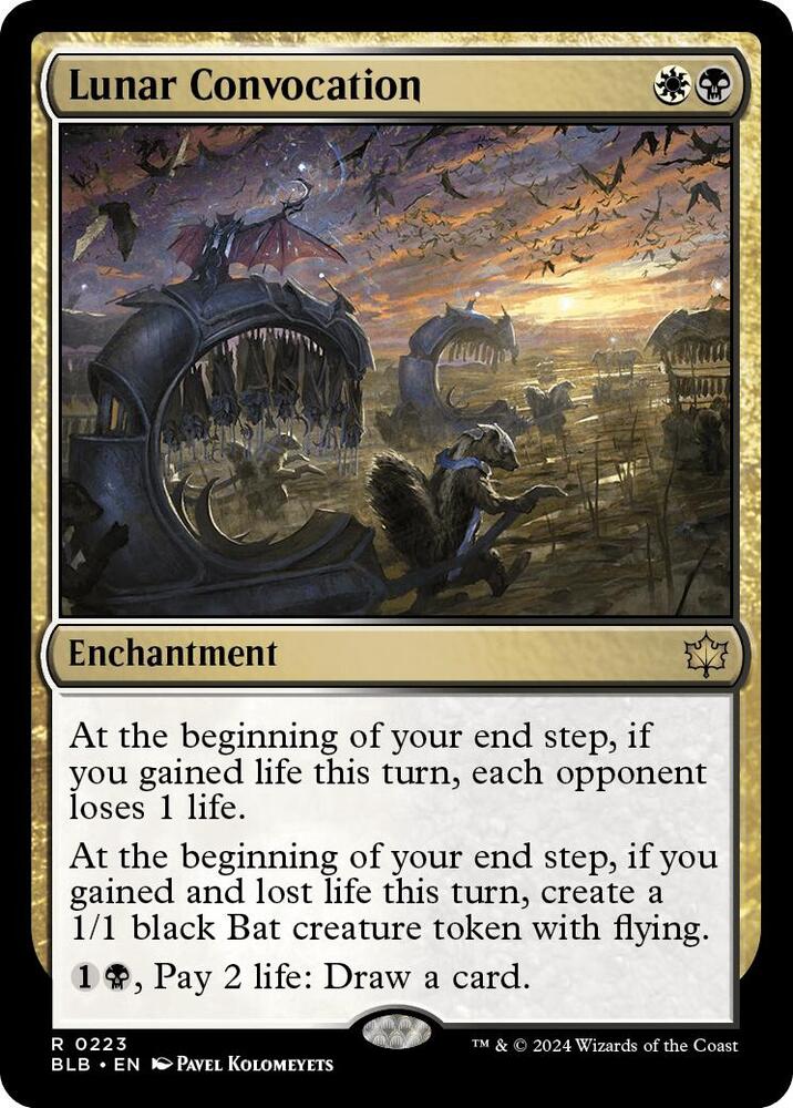 Lunar Convocation #223 FOIL Bloomburrow