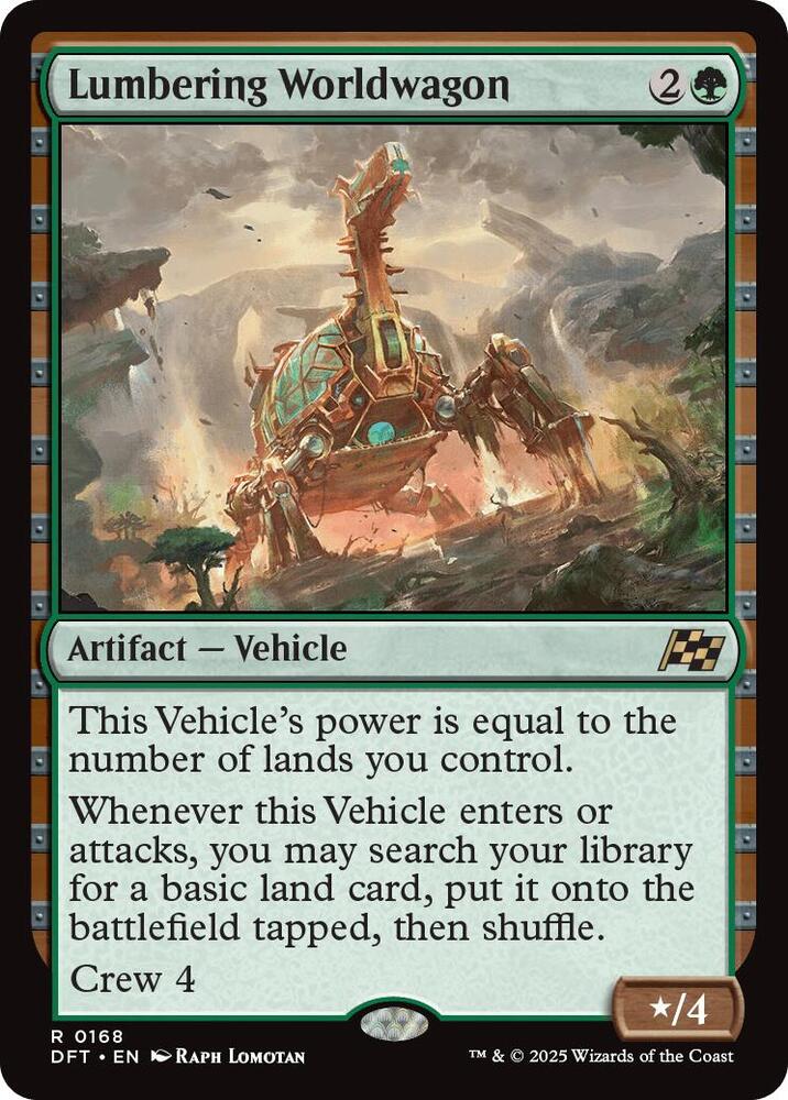 Lumbering Worldwagon #168 Aetherdrift