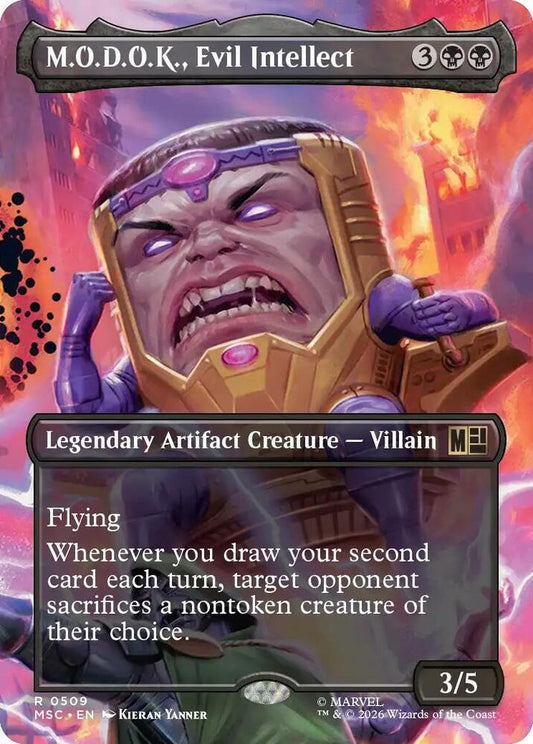M.O.D.O.K., Evil Intellect (Borderless) #509 Commander: Marvel Super Heroes
