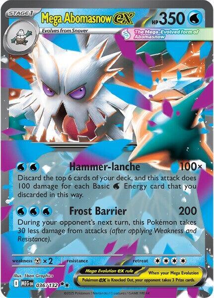 Mega Abomasnow EX #36 ME01: Mega Evolution