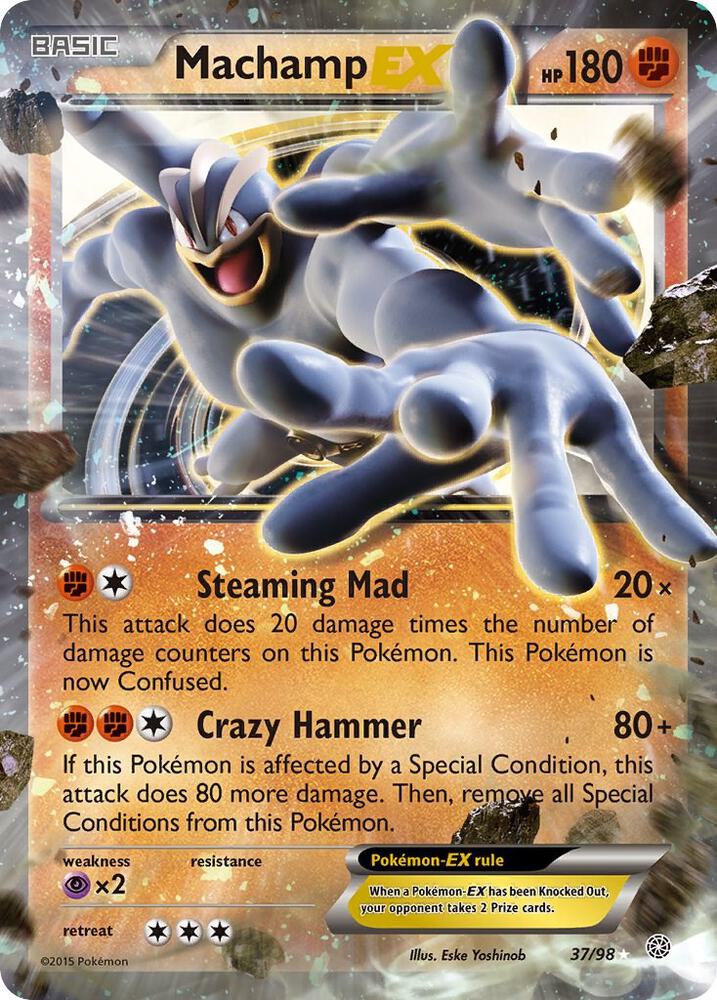 Machamp EX #37 XY - Ancient Origins