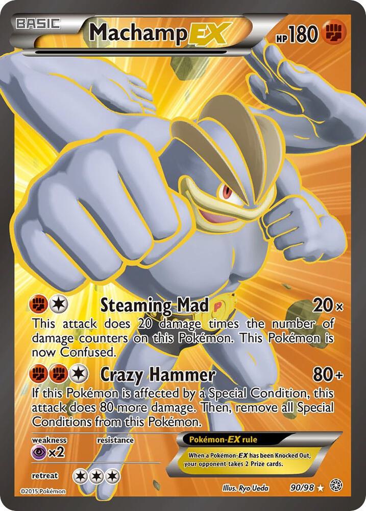 Machamp EX (Full Art) #90 XY - Ancient Origins