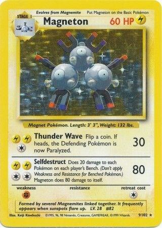 Magneton #9 HOLOFOIL Base Set