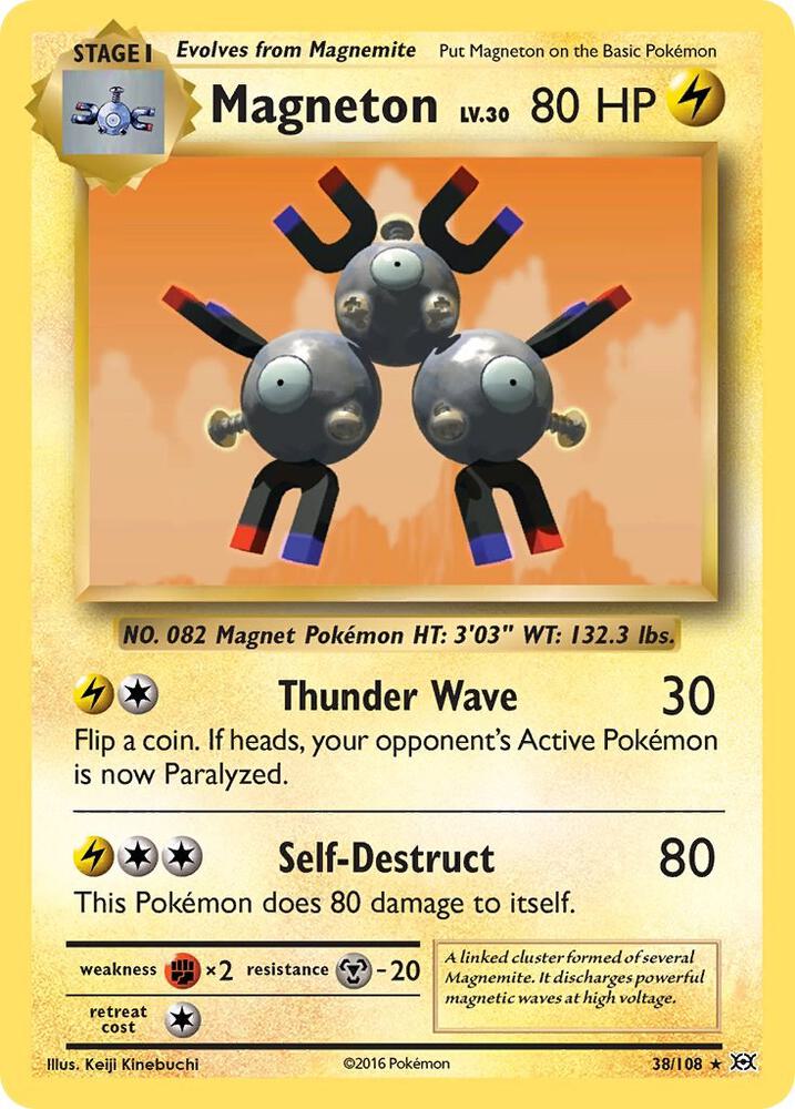 Magneton #38 HOLOFOIL XY - Evolutions