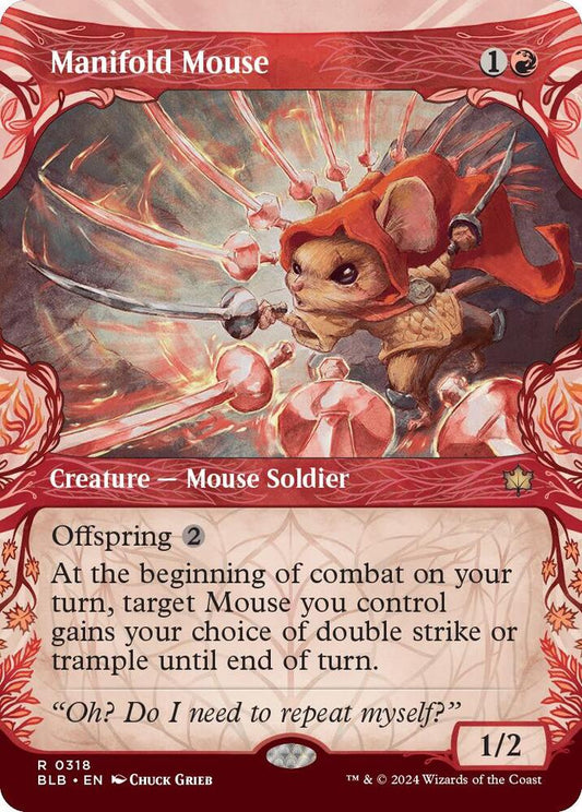Manifold Mouse (Showcase) #318 FOIL Bloomburrow