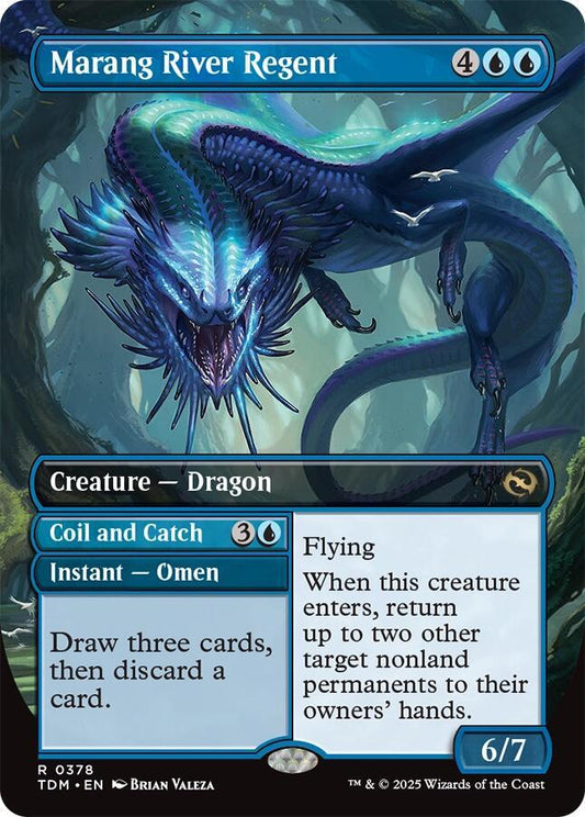 Marang River Regent #378 (Borderless) FOIL Tarkir: Dragonstorm