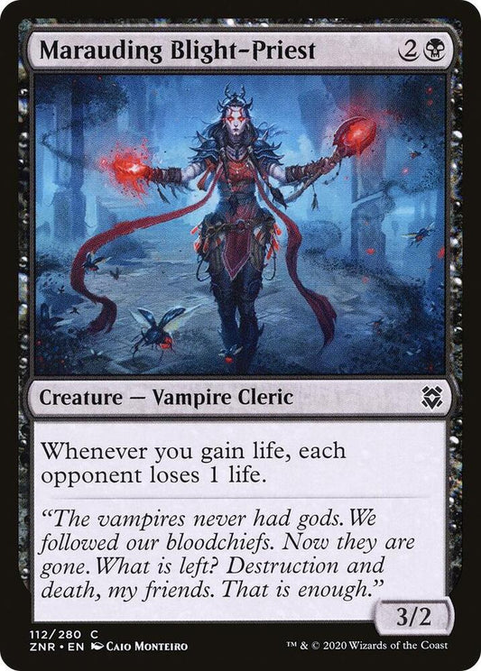 Marauding Blight-Priest #112 FOIL Zendikar Rising