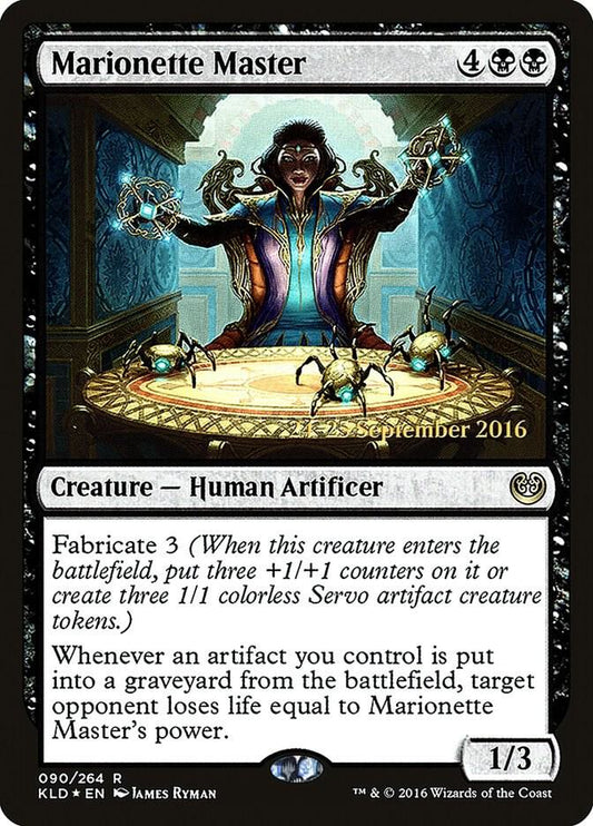 Marionette Master #90 FOIL Prerelease Cards (Kaladesh)
