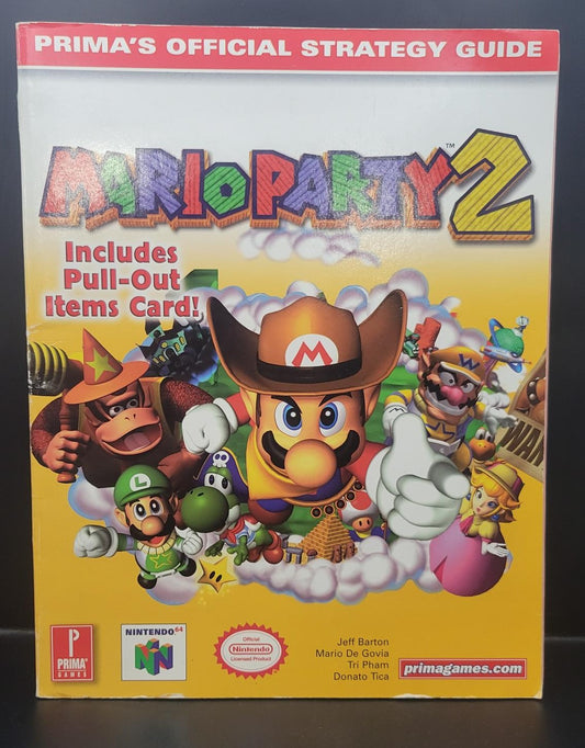 Mario Party 2 Prima Official Strategy Guide (2000) 1st Printing