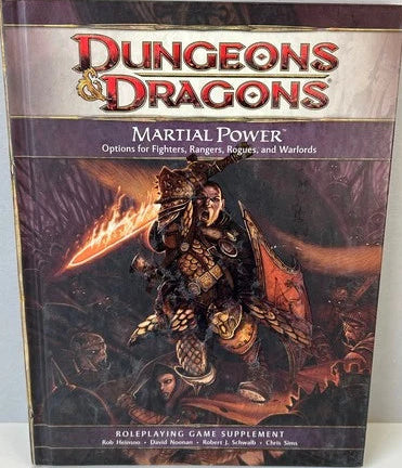 Dungeons & Dragons Martial Powers (4th Edition, 1st Printing) (2008)