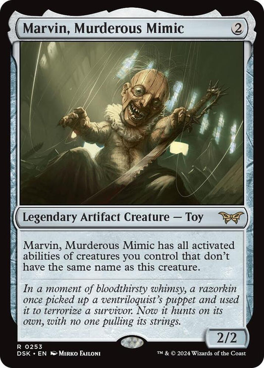 Marvin, Murderous Mimic #253 FOIL Duskmourn: House of Horror