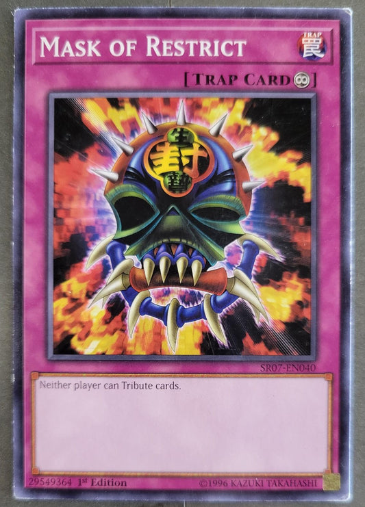 Mask of Restrict 1st Edition Structure Deck Zombie Horde