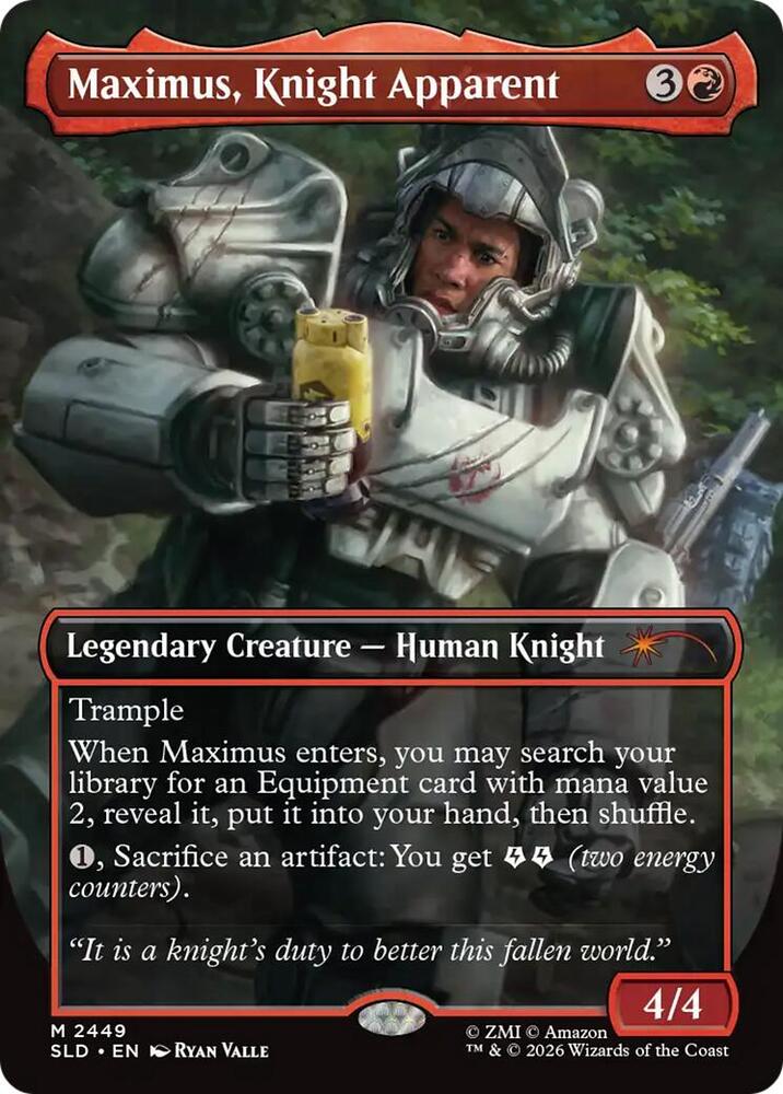 Maximus, Knight Apparent #2449 FOIL Secret Lair Drop Series