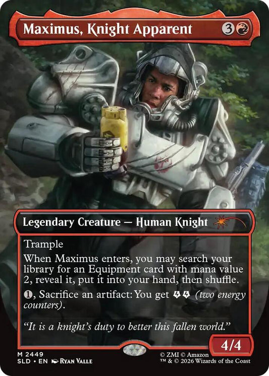 Maximus, Knight Apparent #2449 FOIL Secret Lair Drop Series